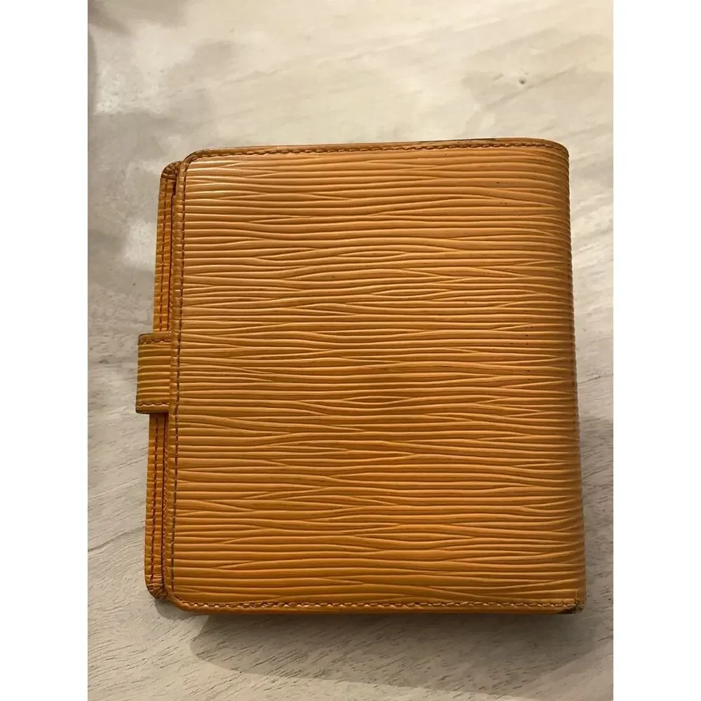 Louis Vuitton yellow epi wallet